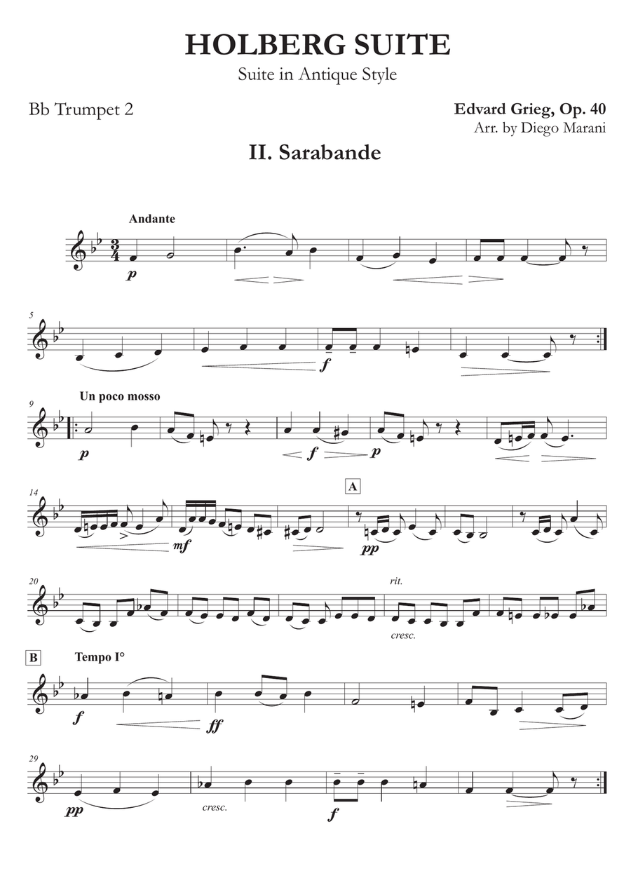 Sarabande from 
