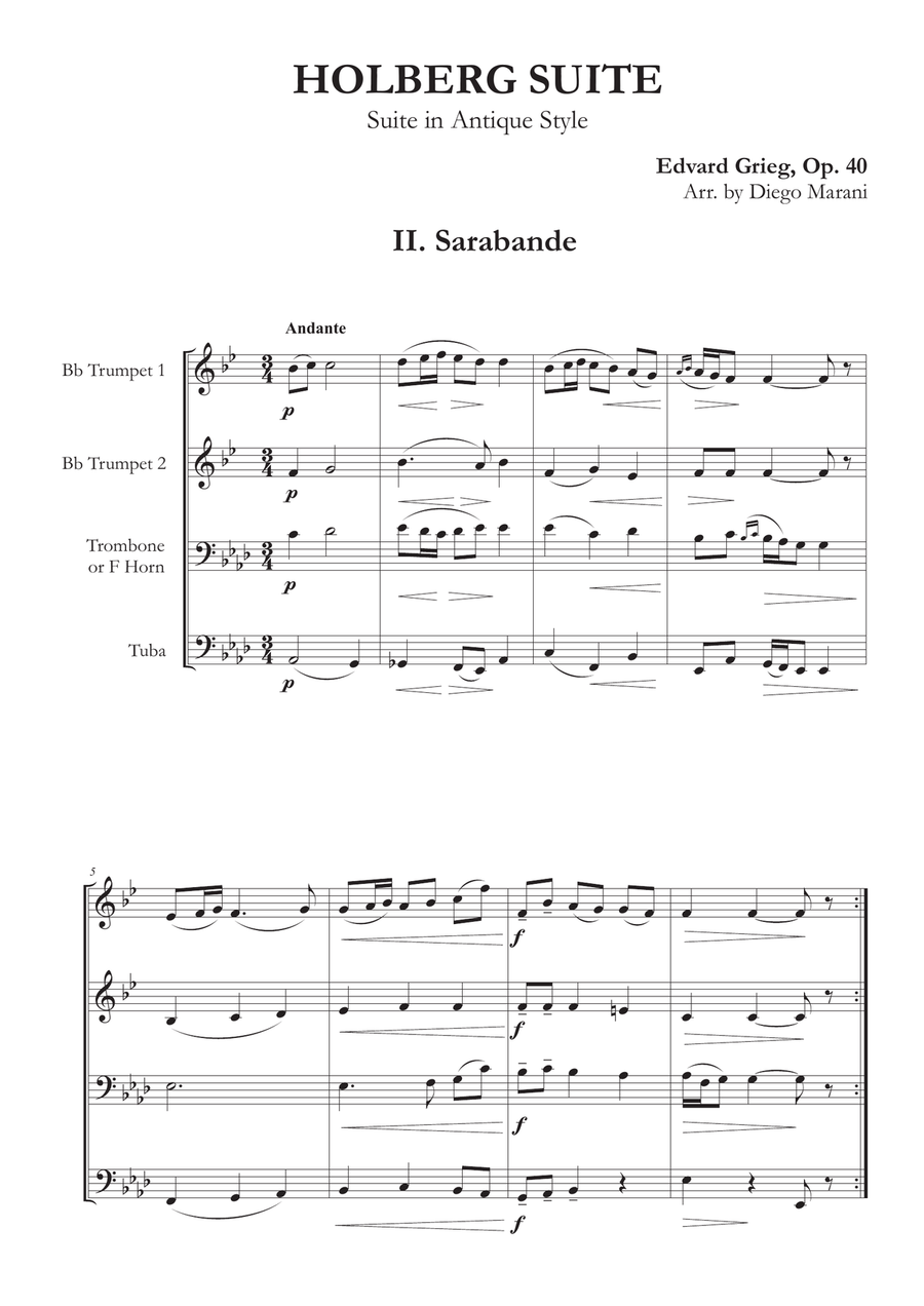 Sarabande from 
