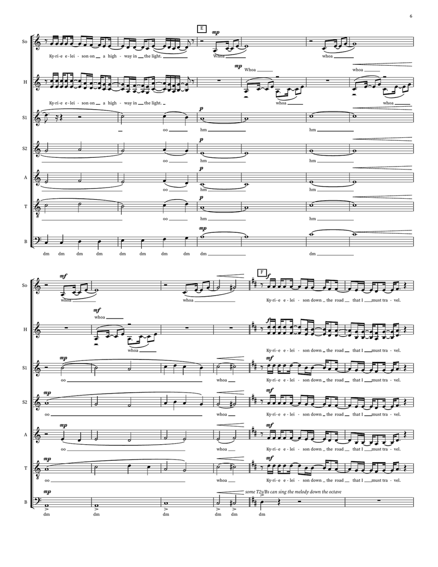 Kyrie (Kyrie Eleison) Kyrie (Kyrie Eleison) Choir scores gallery preview page 6