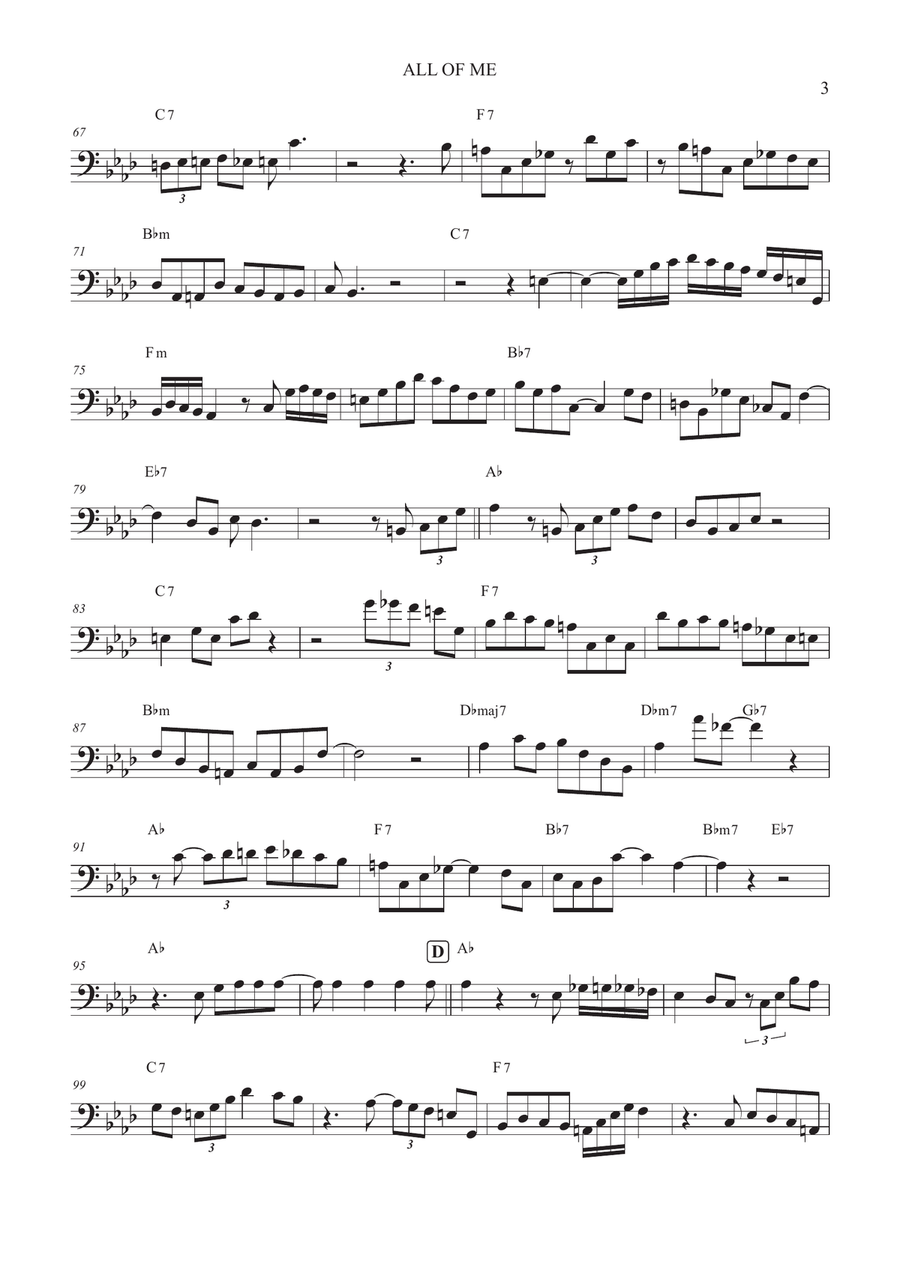 All Of Me All Of Me Cello Solo scores gallery preview page 3