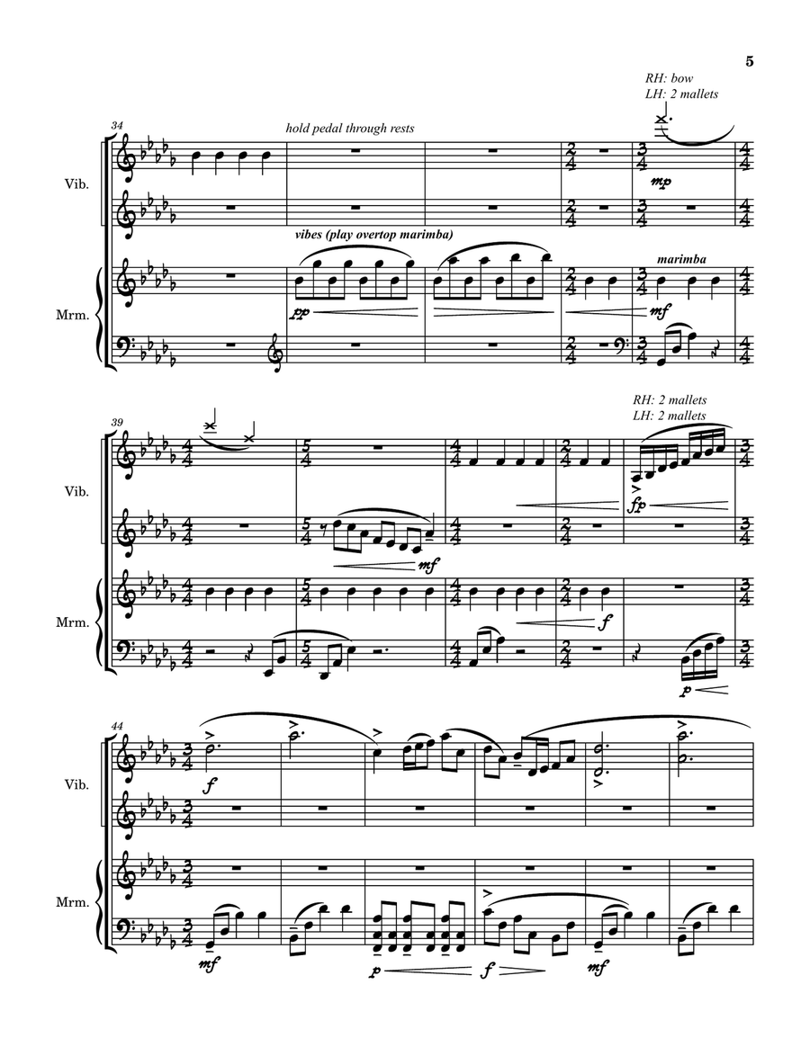 afterthought Chamber Music scores gallery preview page 5