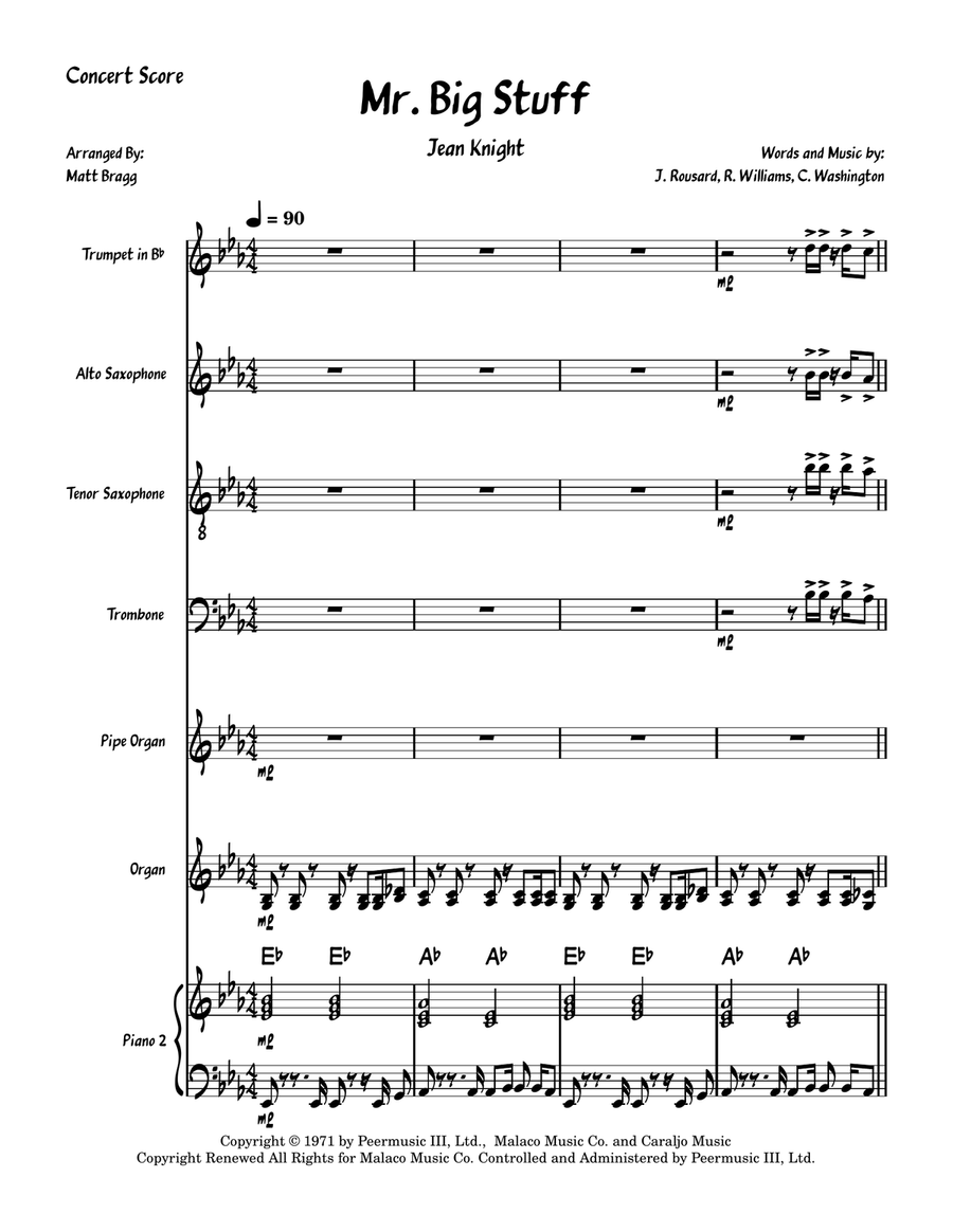 Mr. Big Stuff Jazz Ensemble scores gallery preview page 2