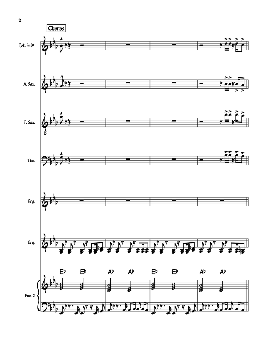 Mr. Big Stuff Jazz Ensemble scores gallery preview page 3