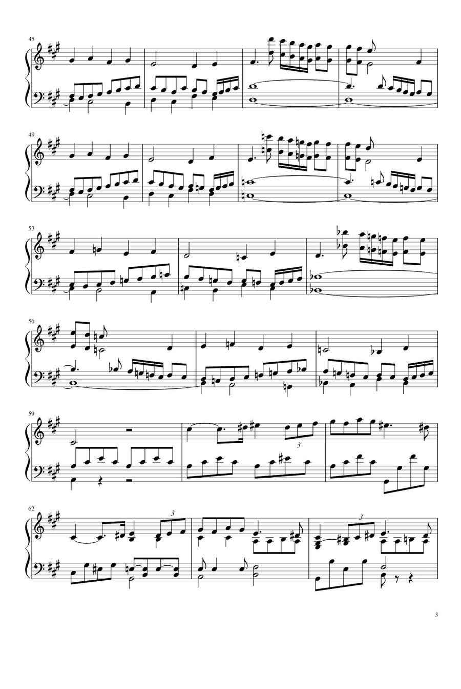 Pavane Op.50 - Gabriel Fauré Piano Solo scores gallery preview page 3