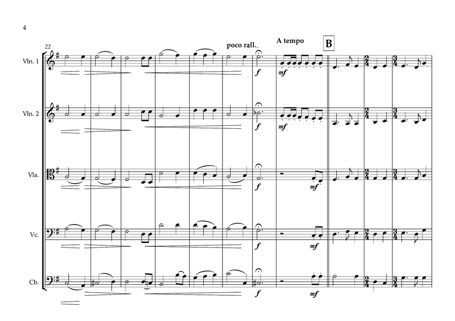 Marshallese National Anthem for String Orchestra String Orchestra scores gallery preview page 4