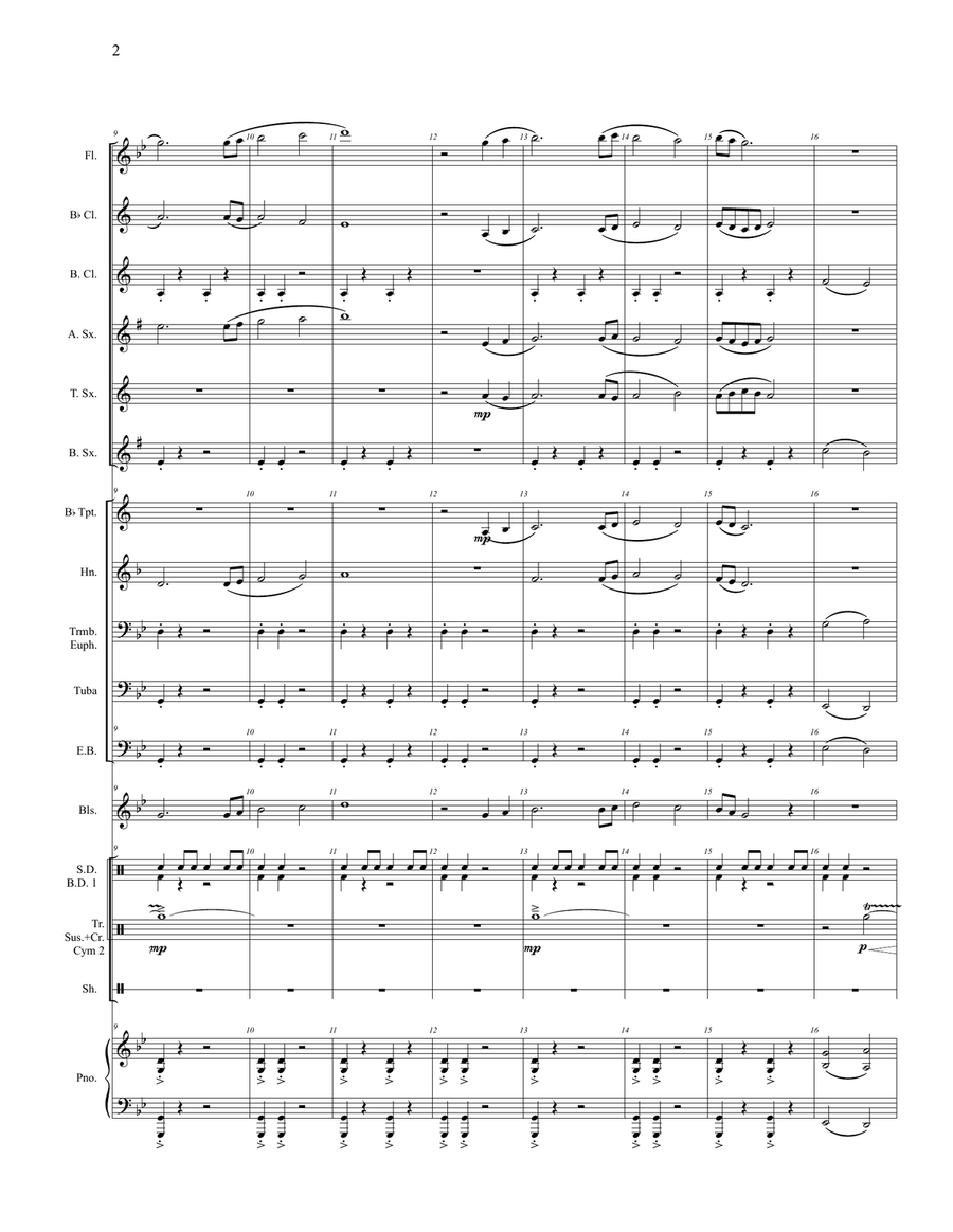 Battle March Concert Band scores gallery preview page 3