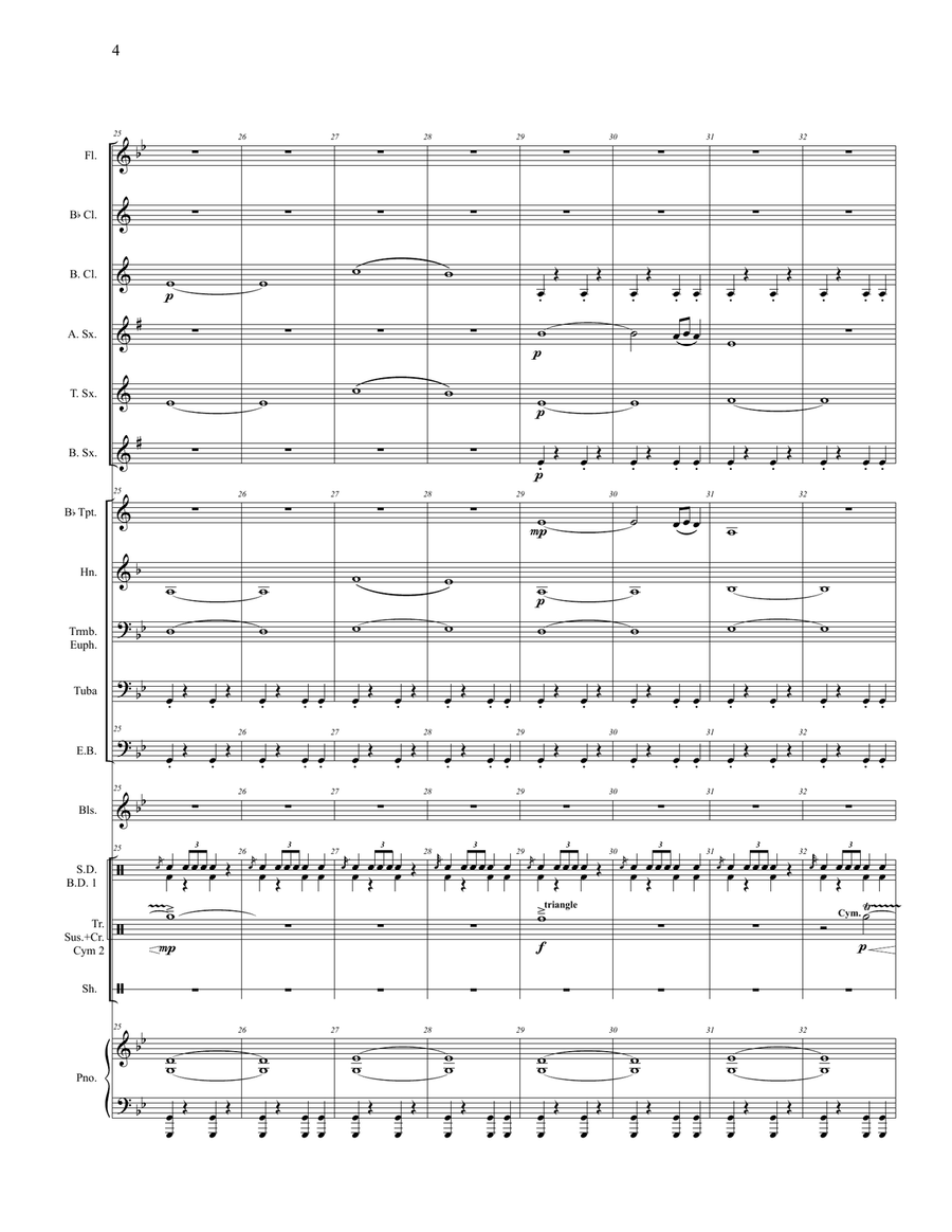 Battle March Concert Band scores gallery preview page 5