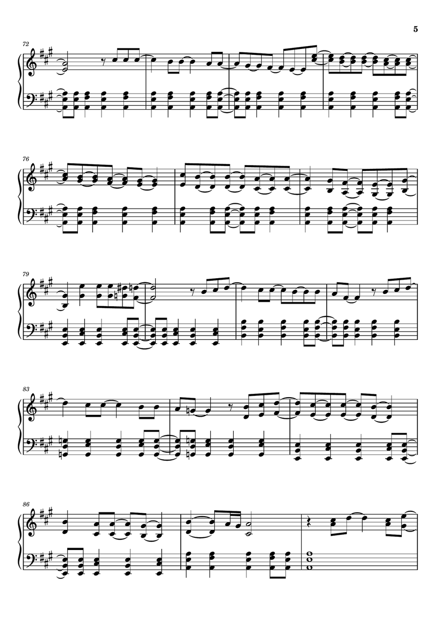 You May Be Right You May Be Right Piano Solo scores gallery preview page 5