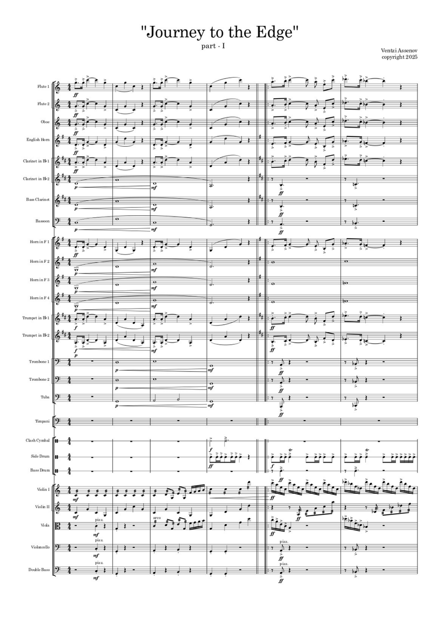 Journey to the Edge Full Orchestra scores gallery preview page 3