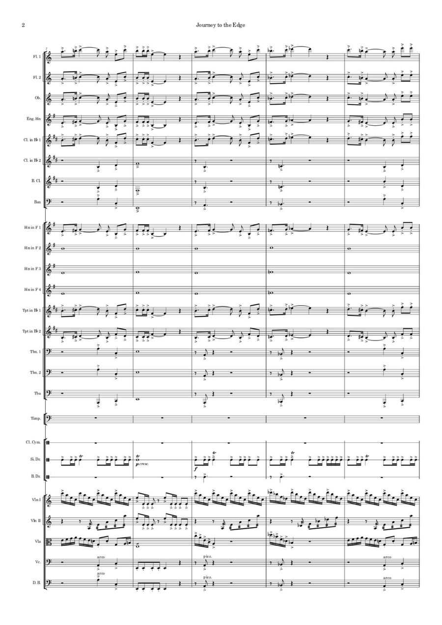 Journey to the Edge Full Orchestra scores gallery preview page 4