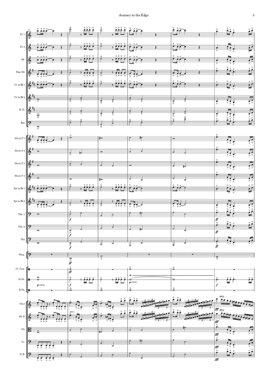 Journey to the Edge Full Orchestra scores gallery preview page 5
