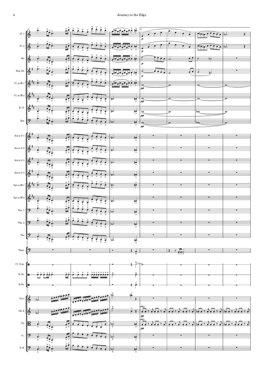 Journey to the Edge Full Orchestra scores gallery preview page 6