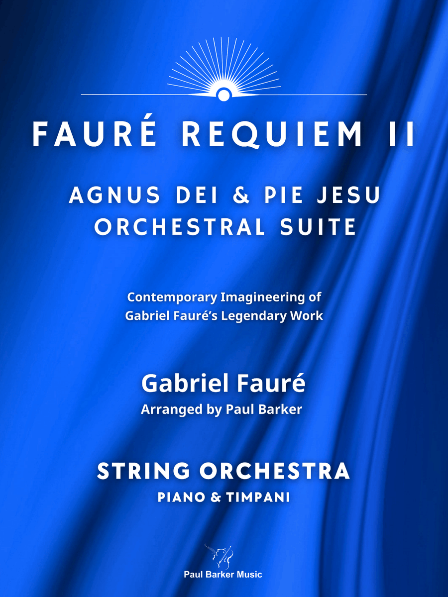 Faure Requiem II: Agnus Dei & Pie Jesu Orchestral Suite String Orchestra scores gallery preview page 1