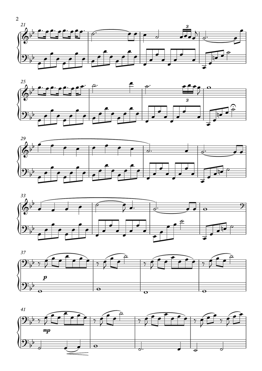 Spring Piano Solo scores gallery preview page 2