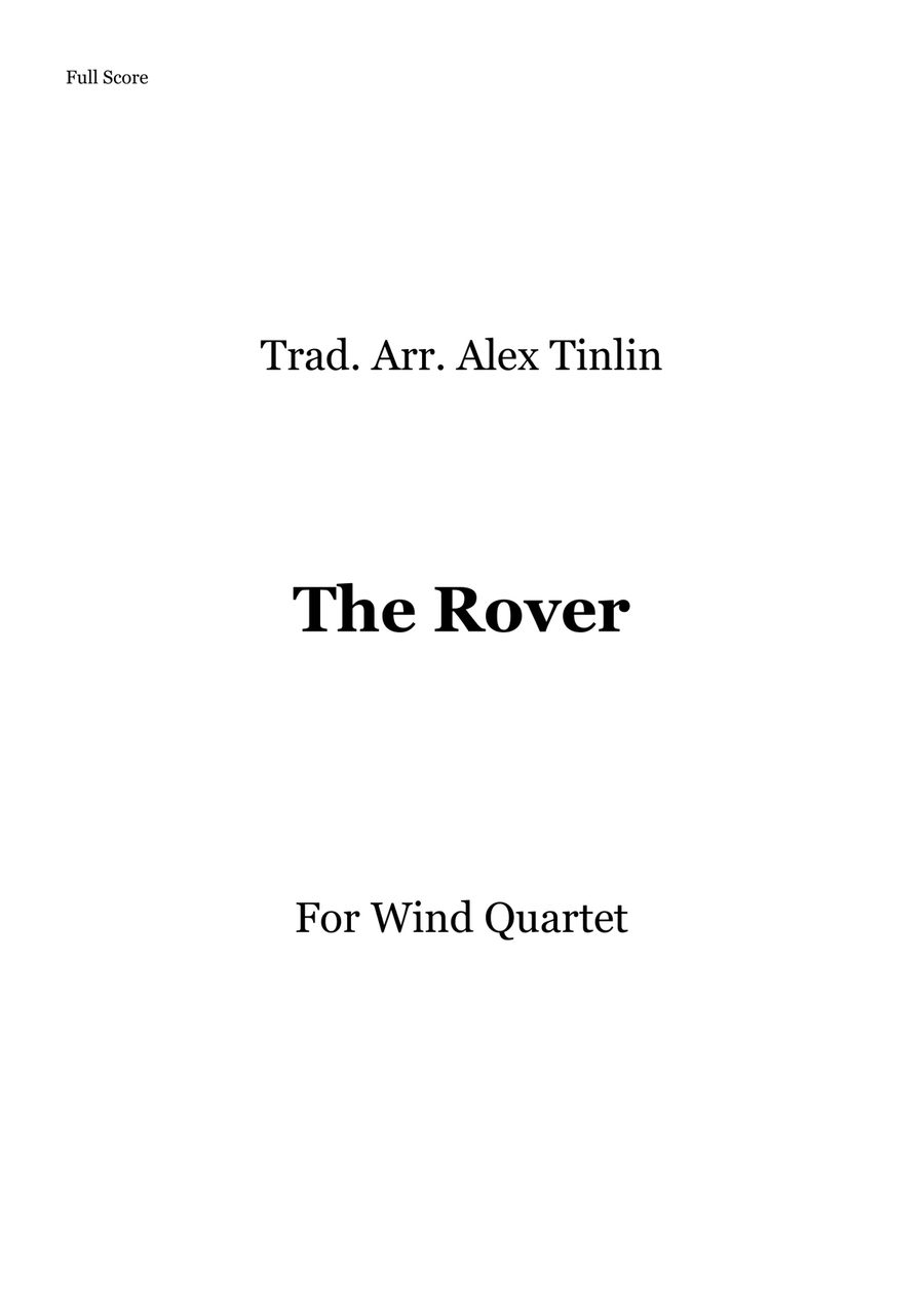 The Rover The Rover Woodwind Quartet scores gallery preview page 1
