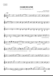 Debussy • Clair de Lune | easy violin sheet music