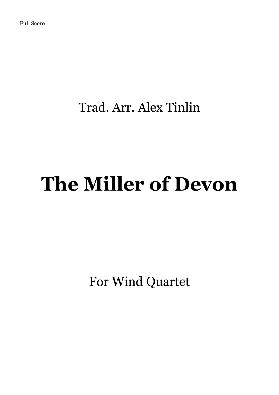 The Miller of Devon The Miller of Devon Woodwind Quartet scores gallery preview page 1