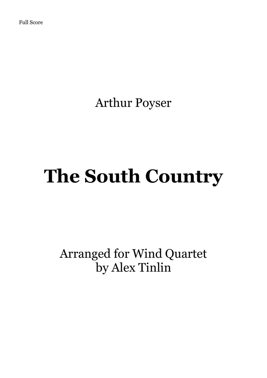 The South Country The South Country Woodwind Quartet scores gallery preview page 1