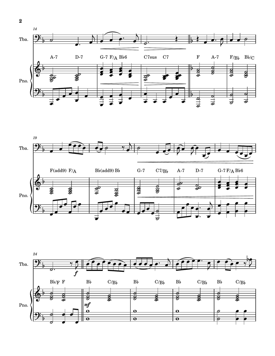 Somewhere Out There Piano scores gallery preview page 2