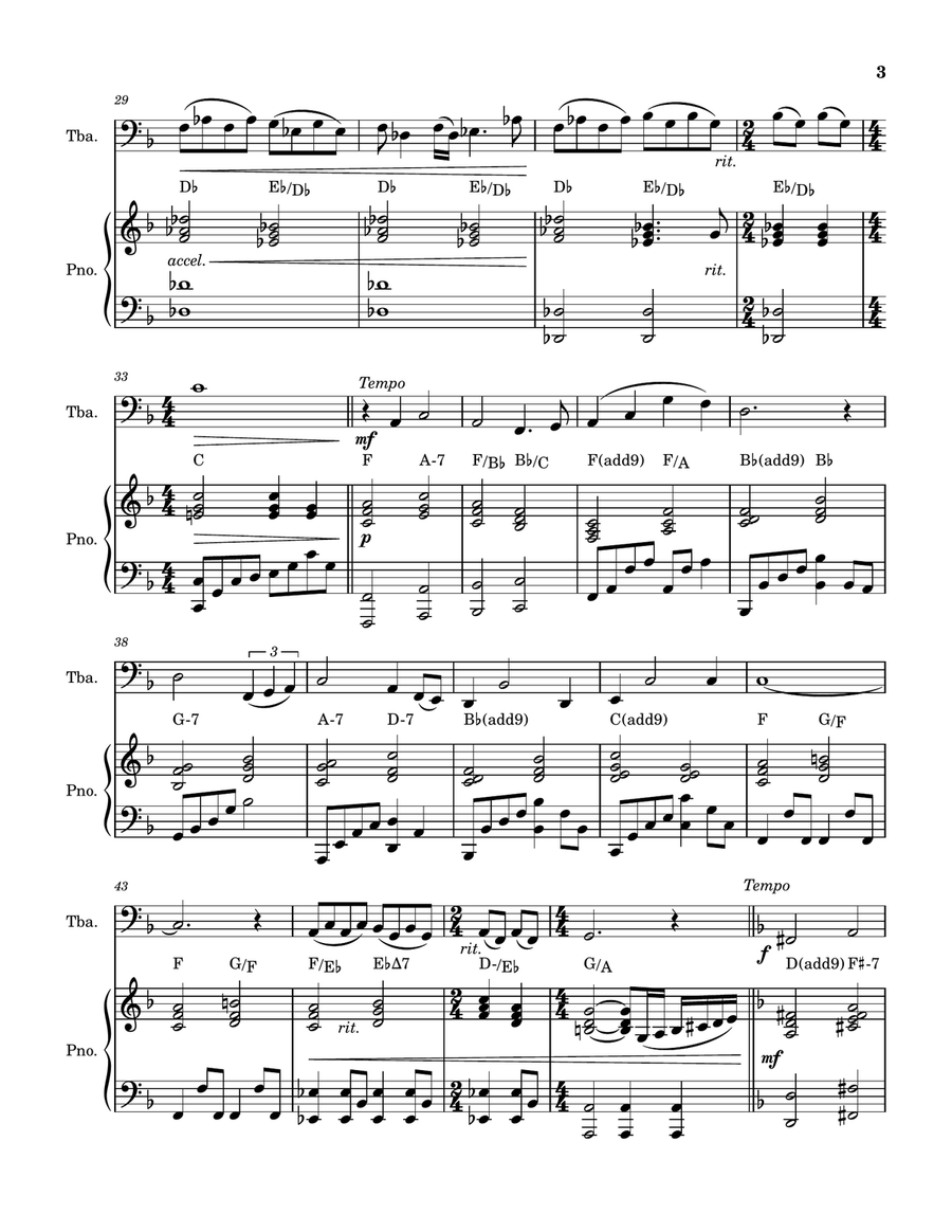 Somewhere Out There Piano scores gallery preview page 3