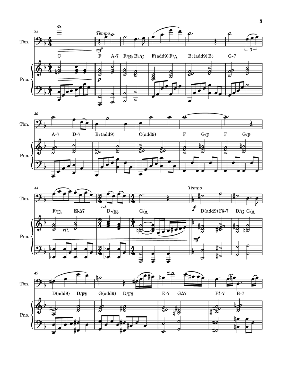 Somewhere Out There Piano scores gallery preview page 3