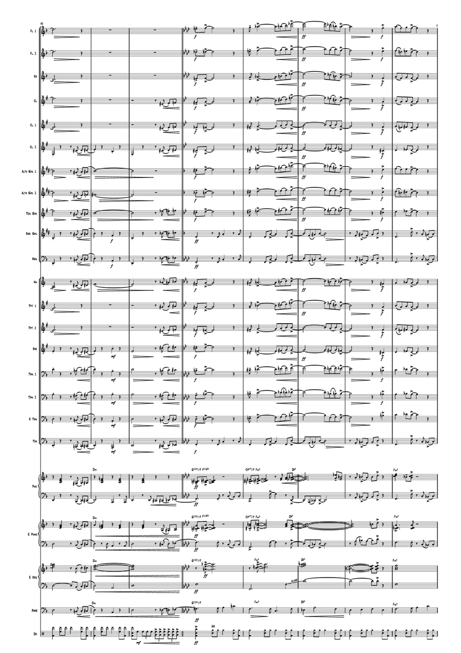 The Pink Panther Concert Band scores gallery preview page 5