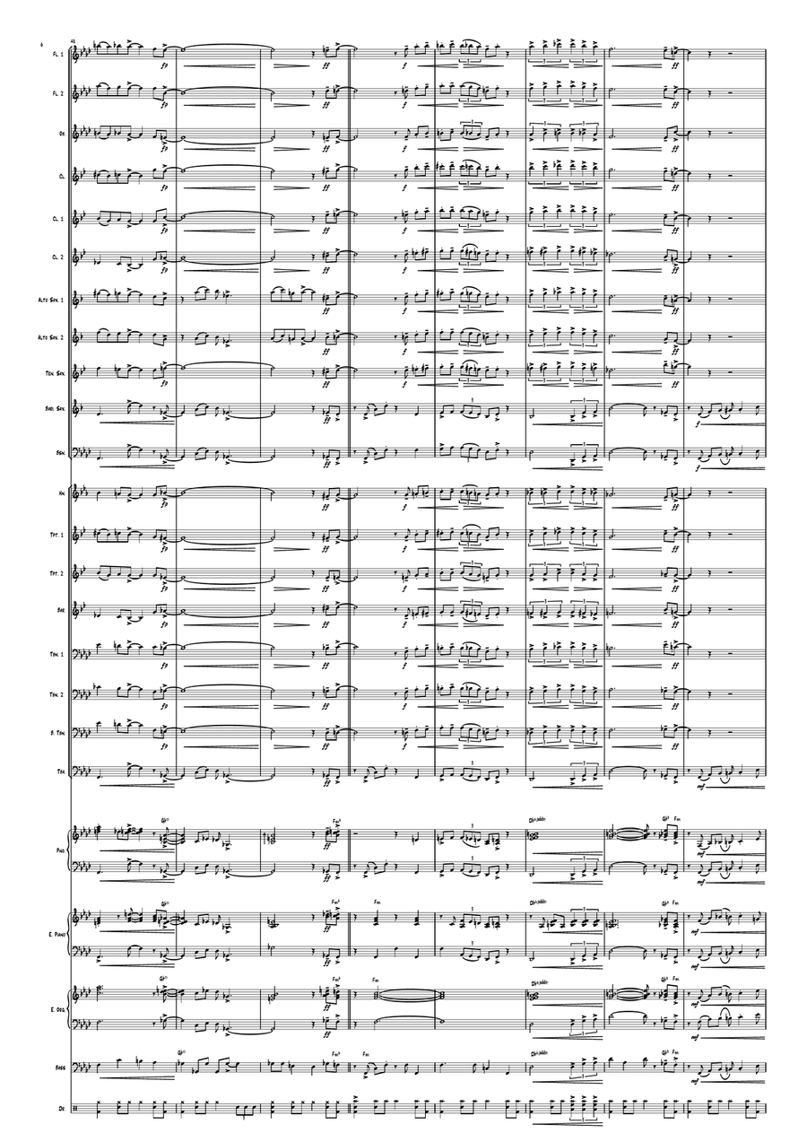 The Pink Panther Concert Band scores gallery preview page 6