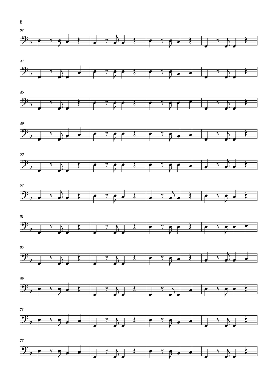 Girls Just Want To Have Fun Bass Guitar scores gallery preview page 2