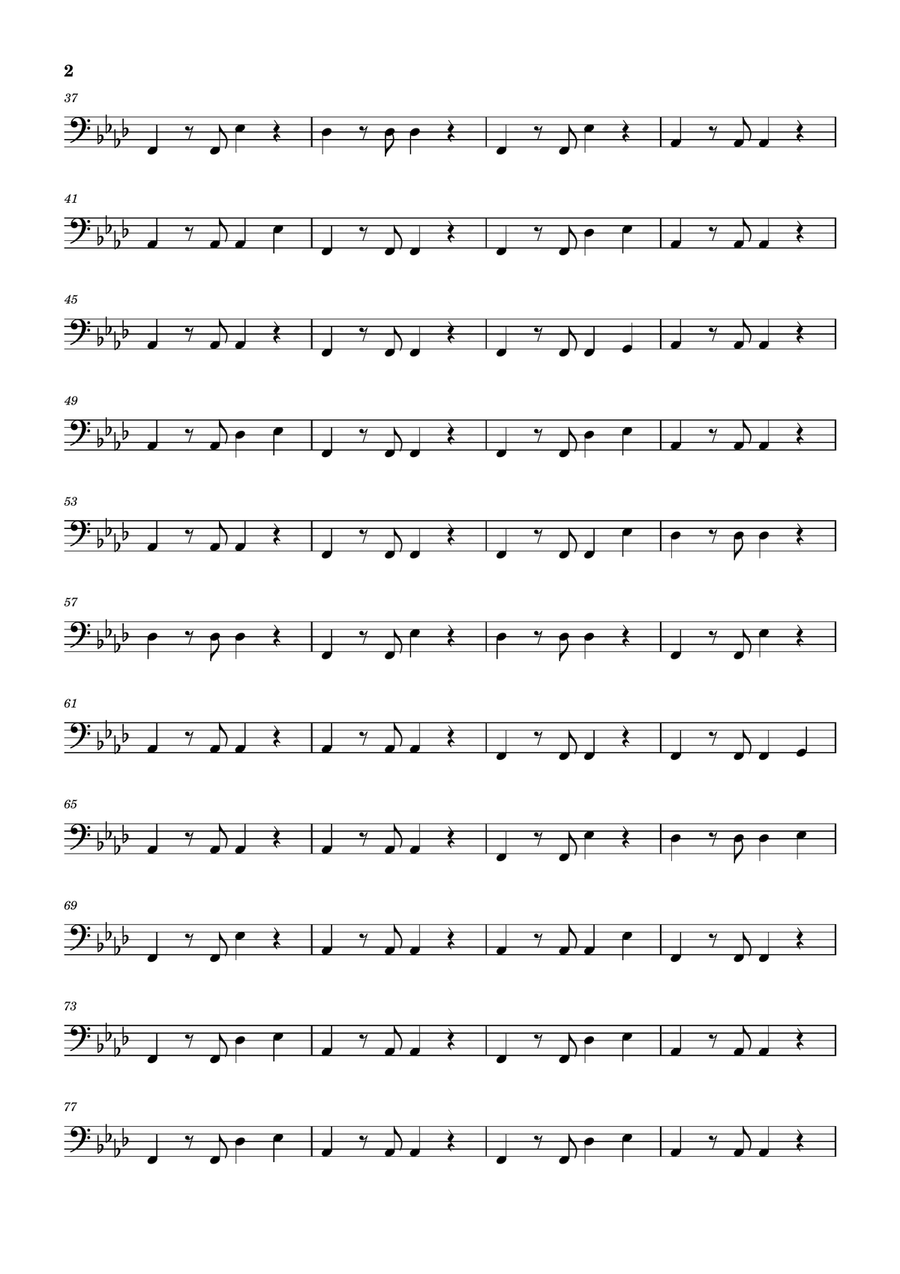 Girls Just Want To Have Fun Bass Guitar scores gallery preview page 2