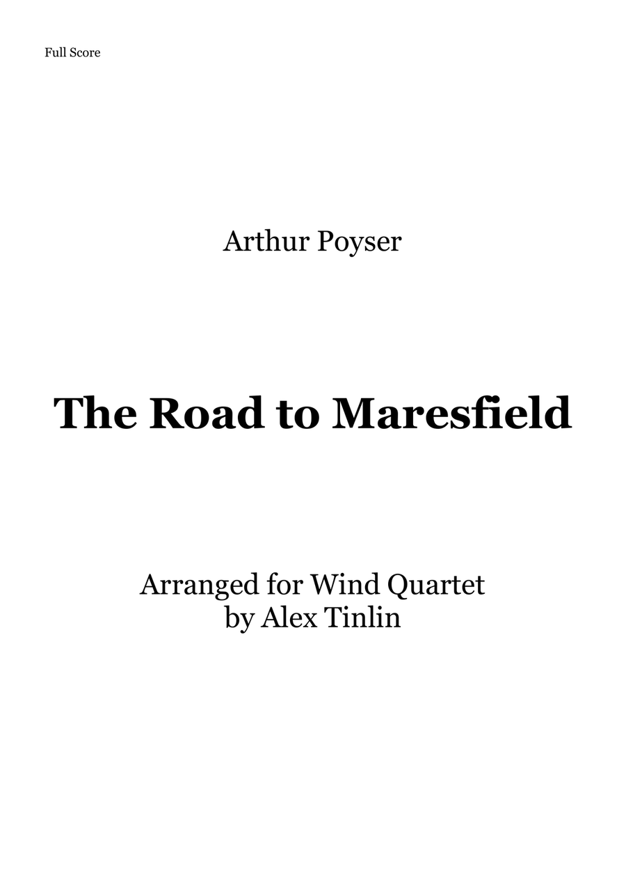 The Road to Maresfield The Road to Maresfield Woodwind Quartet scores gallery preview page 1