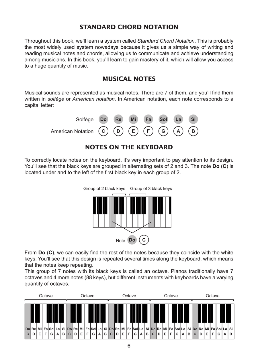 Keyboard Chords Made Easy Electronic Keyboard scores gallery preview page 6