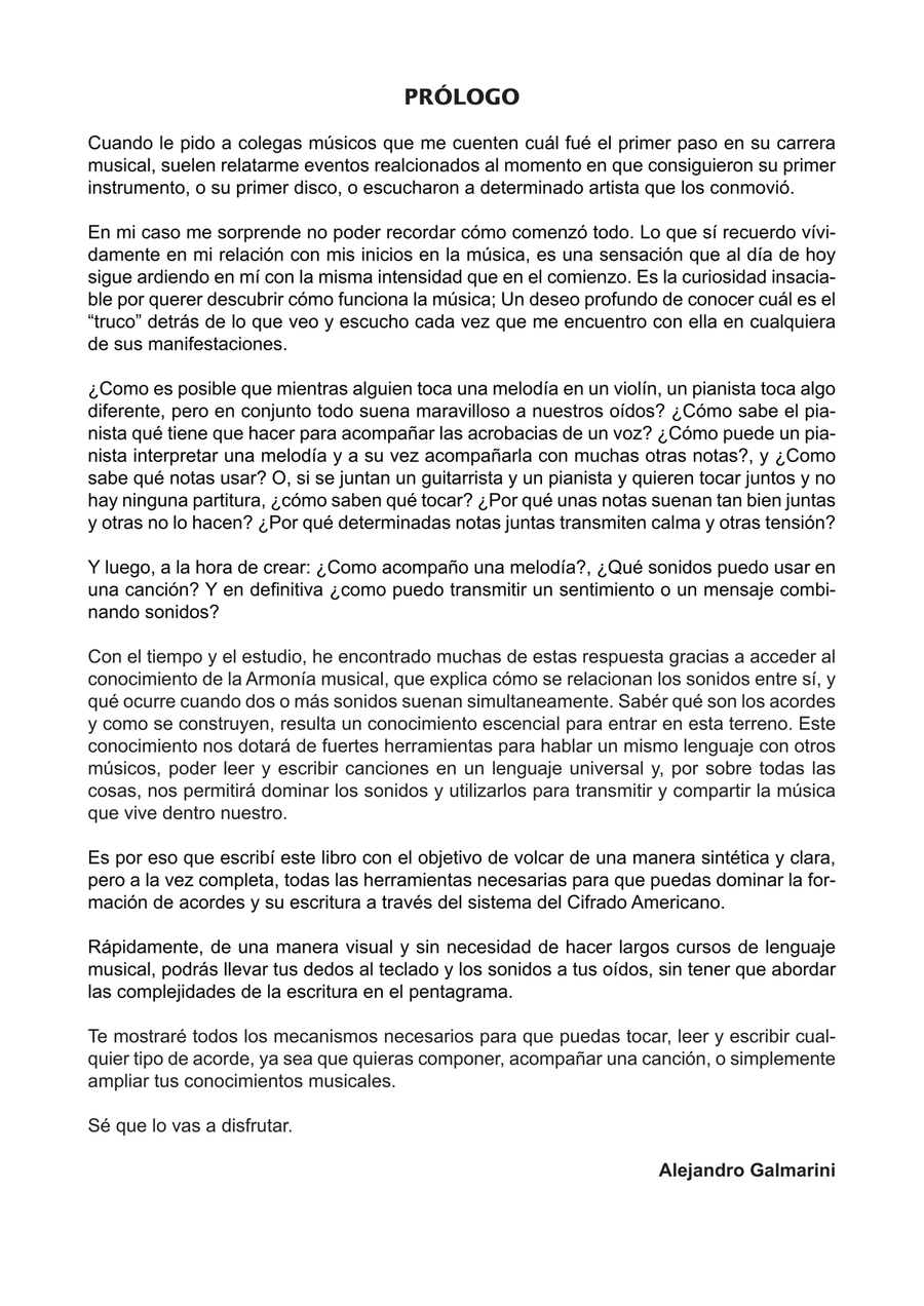 Acordes en el teclado fácil Organ Accompaniment scores gallery preview page 4