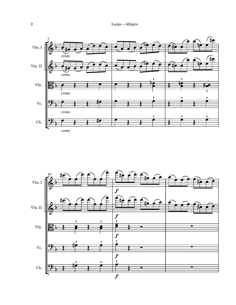Piano Sonata No. 17 in d minor, Op. 31, No. 2, “Tempest” String Orchestra scores gallery preview page 4