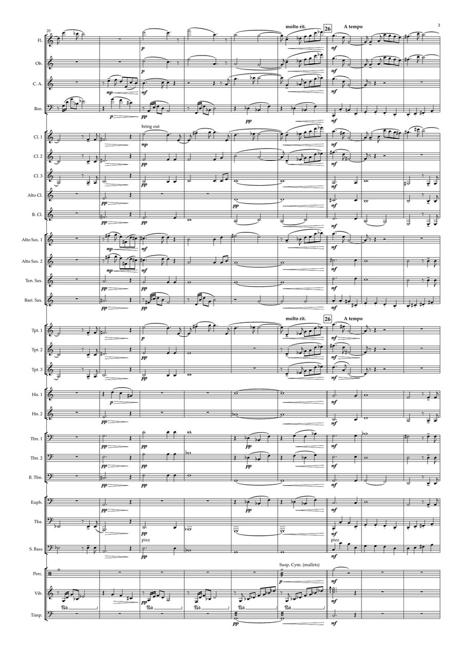 The Beyondness Of Things Concert Band scores gallery preview page 3