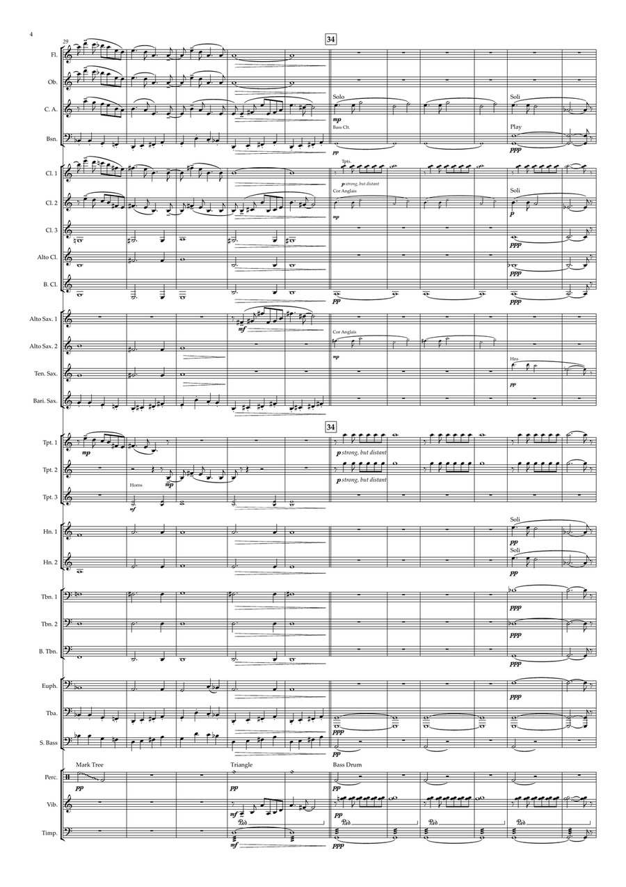 The Beyondness Of Things Concert Band scores gallery preview page 4