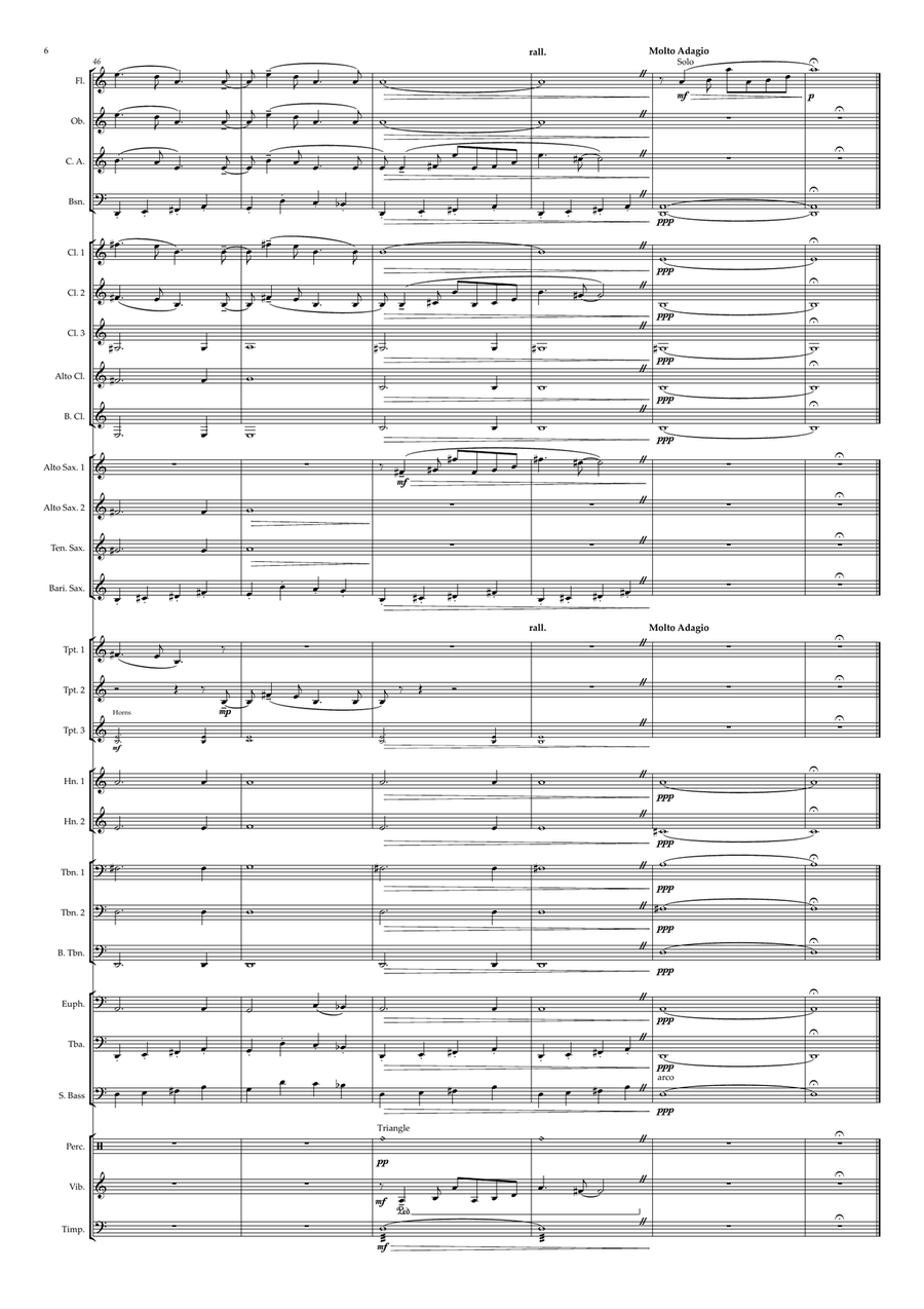 The Beyondness Of Things Concert Band scores gallery preview page 6