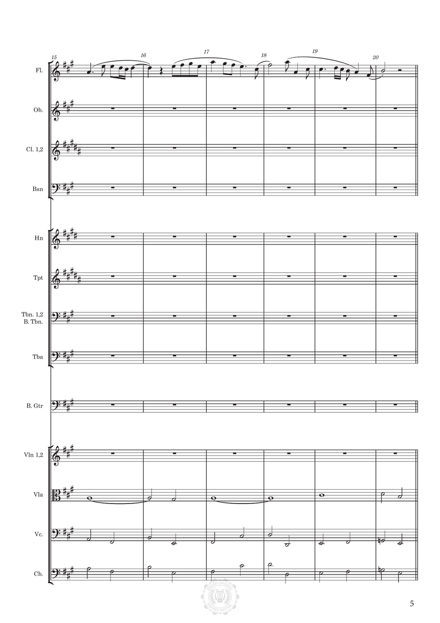 Om Namo Bhagavate Om Namo Bhagavate Full Orchestra scores gallery preview page 5