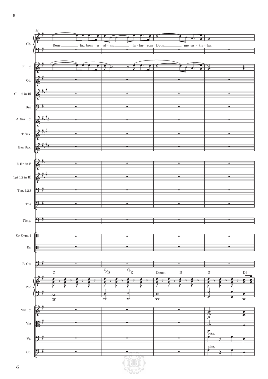 Grandiosidade de Deus Grandiosidade de Deus Full Orchestra scores gallery preview page 6