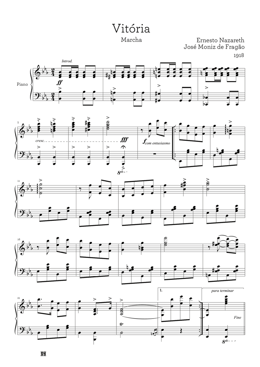 Vitoria Chamber Music scores gallery preview page 1