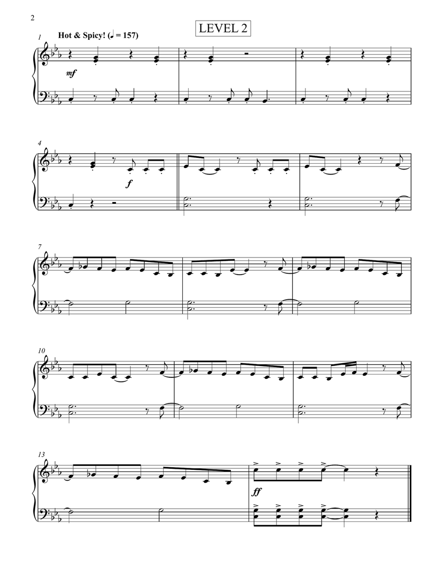 Steve's Lava Chicken Steve's Lava Chicken Piano Solo scores gallery preview page 2