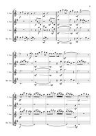 Japanese Song for saxophone quartet for the heroes of Fukushima and all unsung heroes Saxophone Quartet scores gallery preview page 5