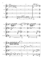Japanese Song for saxophone quartet for the heroes of Fukushima and all unsung heroes Saxophone Quartet scores gallery preview page 6