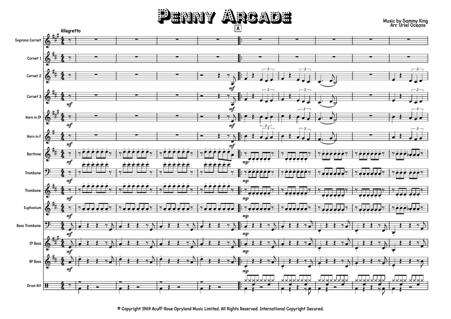 Penny Arcade Penny Arcade Brass Ensemble scores gallery preview page 1