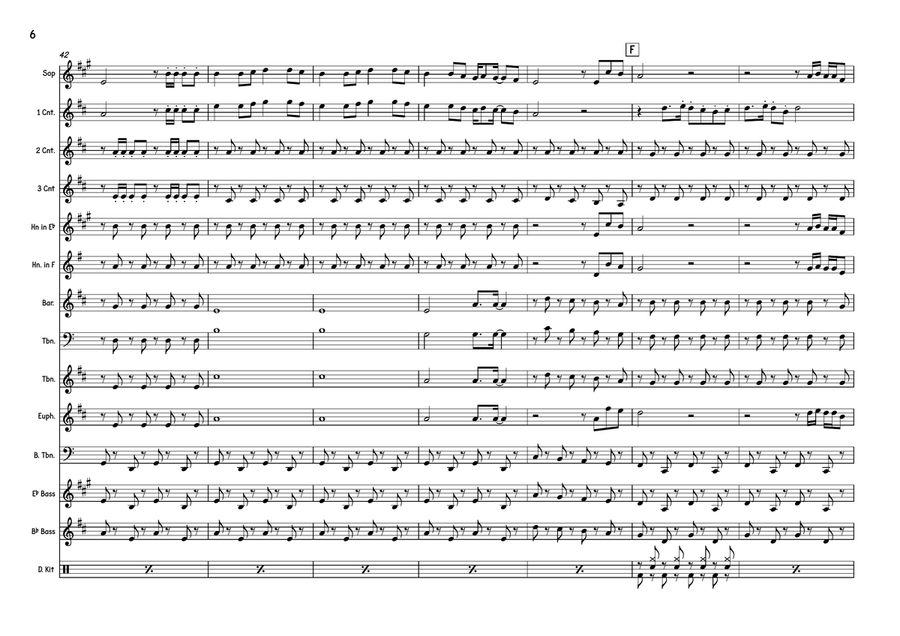 Penny Arcade Penny Arcade Brass Ensemble scores gallery preview page 6
