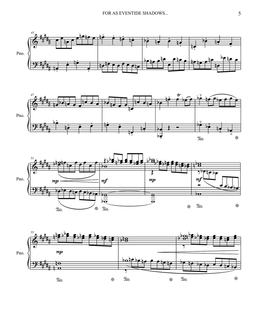 For As Eventide Shadows... Divisi scores gallery preview page 6