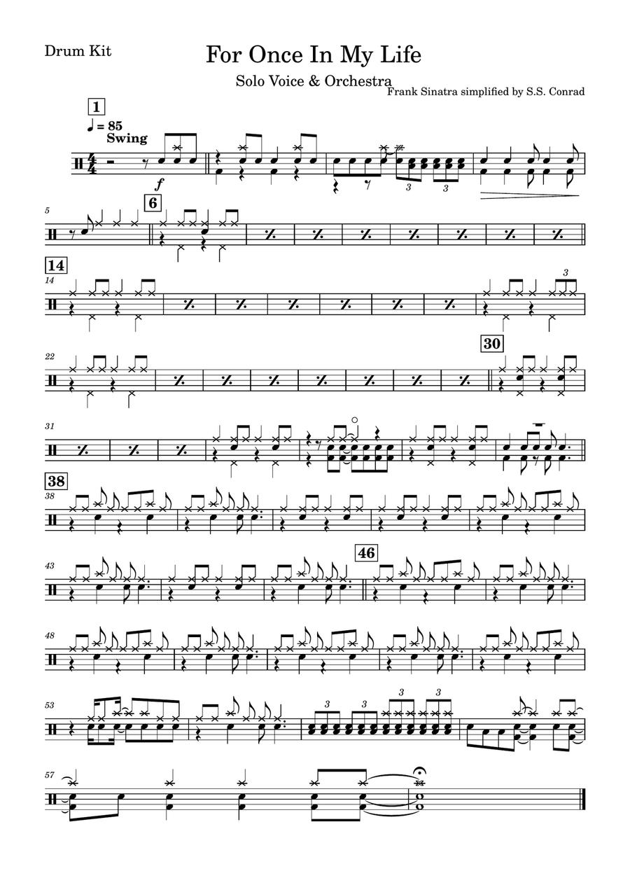 For Once In My Life For Once In My Life Concert Band scores gallery preview page 6