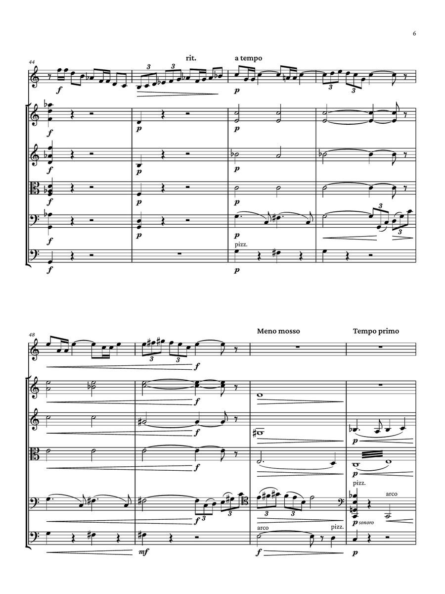 Andante et Scherzo Small Ensemble scores gallery preview page 6