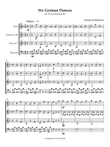 Six German Dances for Woodwind Quartet
