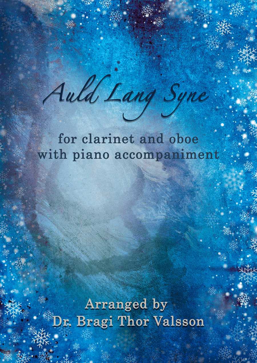Auld Lang Syne for Clarinet and Oboe with Piano accompaniment Woodwind Duet scores gallery preview page 1