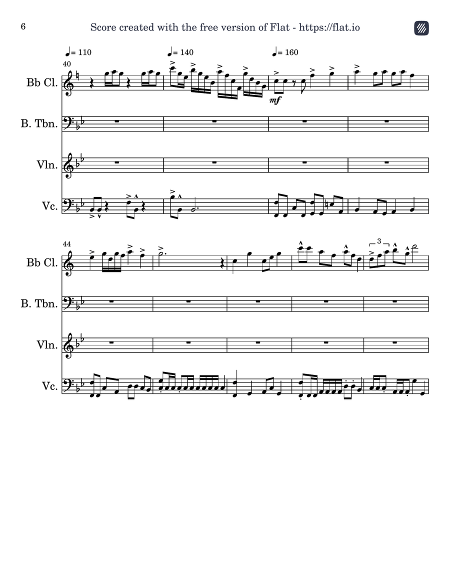 An Evening With the Katydid - Score Only Small Ensemble scores gallery preview page 6